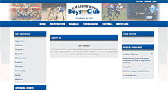 Desktop Screenshot of etownboysclub.com
